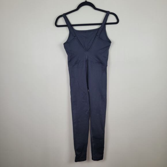 All In Motion Womens Small Black Skinny Jumpsuit Yoga Workout Moisture Wicking - Picture 2 of 6
